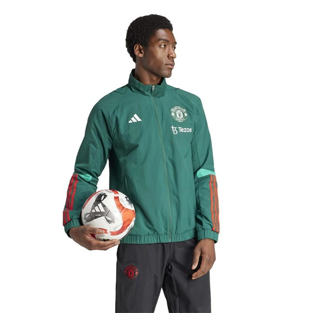 Adidas Originals Manchester United Tiro Presentation Track Top 2023 2024 Adults - Green
